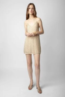 Zadig & Voltaire Caro Dress Poudre