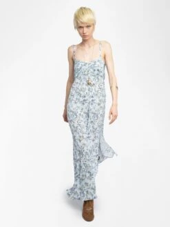 Zadig & Voltaire Rippie Dress Cloud -Zadig Et Voltaire wwdr02673 cloud addi 3