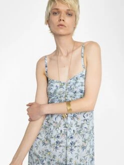 Zadig & Voltaire Rippie Dress Cloud -Zadig Et Voltaire wwdr02673 cloud hover