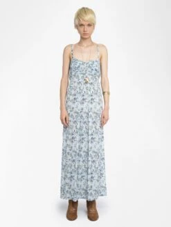 Zadig & Voltaire Rippie Dress Cloud -Zadig Et Voltaire wwdr02673 cloud shooting