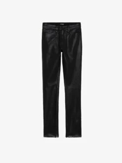 Zadig & Voltaire Jett Skinny Jeans Black Coated 5 Zadig & Voltaire Jett Skinny Jeans Black Coated -Zadig Et Voltaire wwje00241 black coated packshot