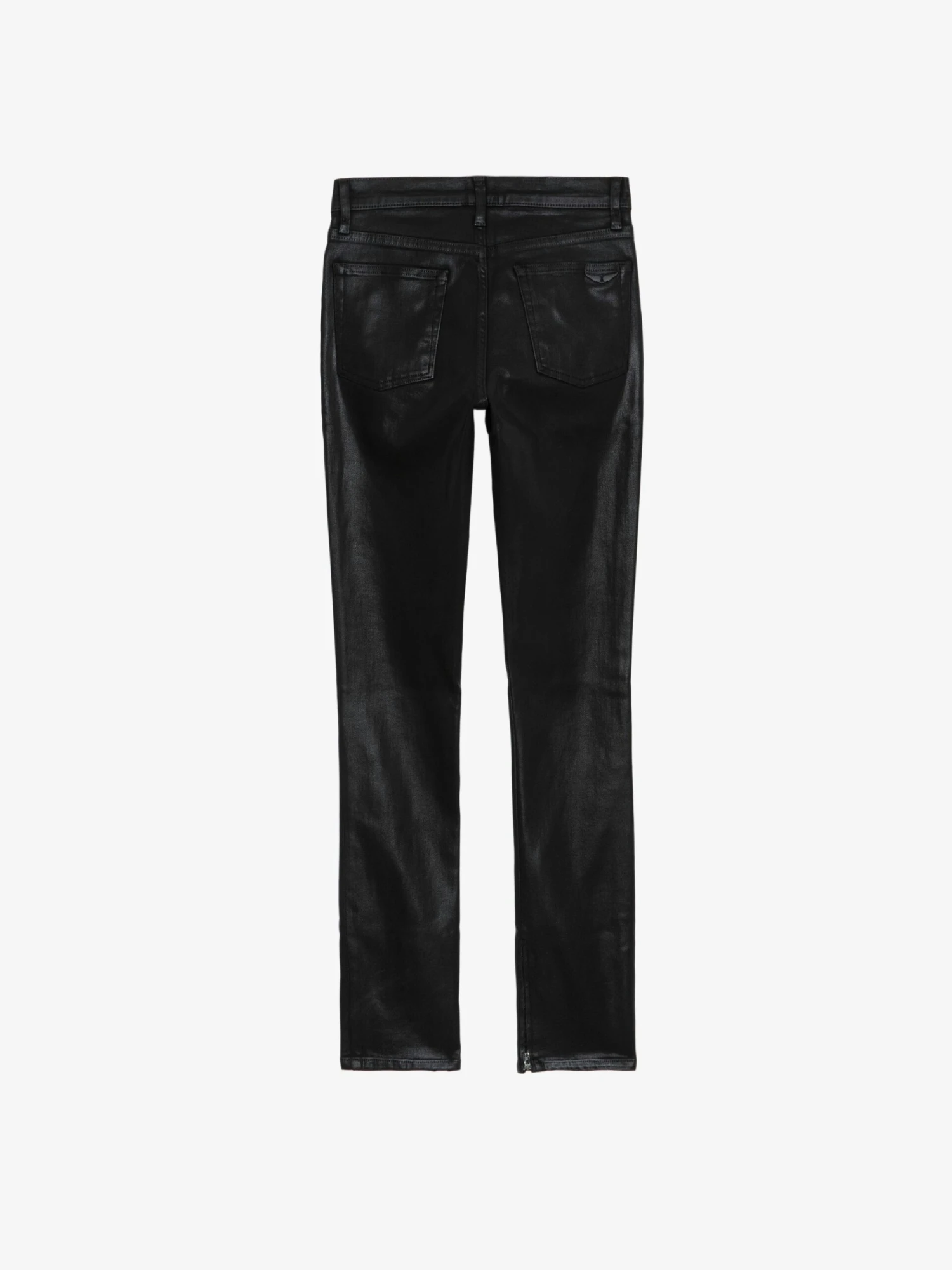 Jett Skinny Jeans Black coated Zadig & Voltaire Jett Skinny Jeans Black Coated -Zadig Et Voltaire wwje00241 black coated packshot 2 2 scaled