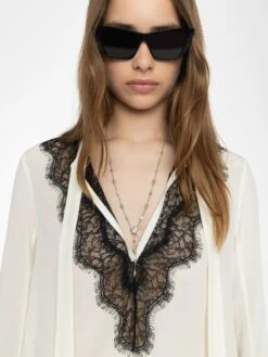 Zadig & Voltaire Tuan Lace Shirt Flake 5 Zadig & Voltaire Tuan Lace Shirt Flake -Zadig Et Voltaire wwsh02236 flake addi 2 1