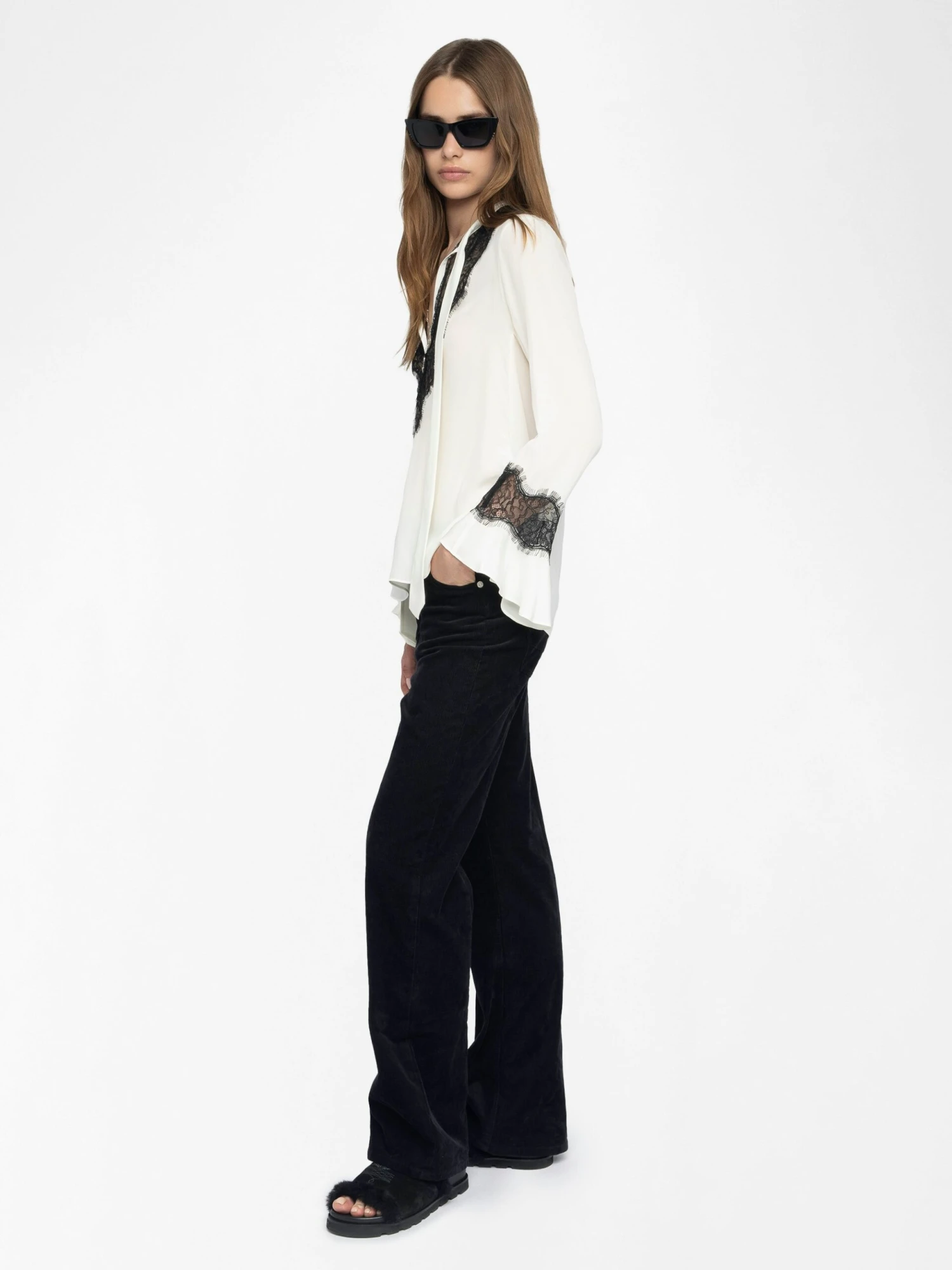 Tuan Lace Shirt Flake Zadig & Voltaire Tuan Lace Shirt Flake -Zadig Et Voltaire wwsh02236 flake addi 3 1 scaled