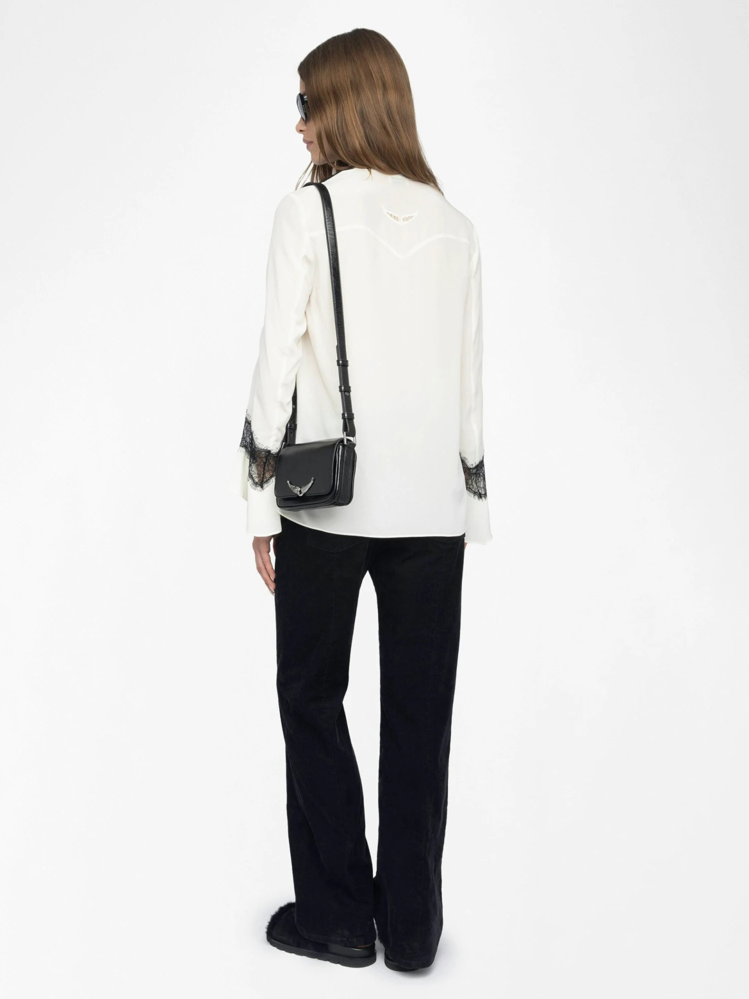 Tuan Lace Shirt Flake Zadig & Voltaire Tuan Lace Shirt Flake -Zadig Et Voltaire wwsh02236 flake back 1 scaled