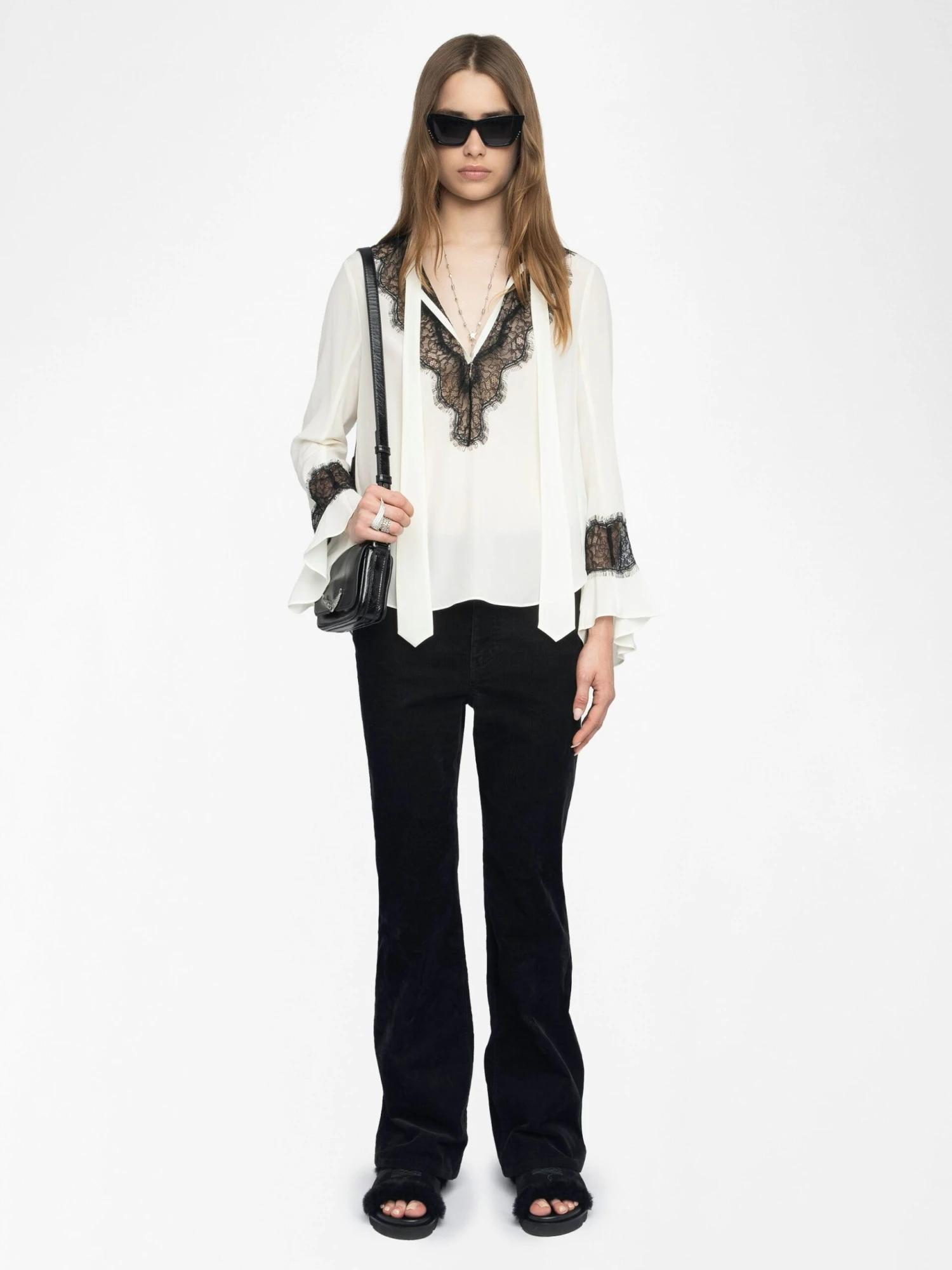 Tuan Lace Shirt Flake Zadig & Voltaire Tuan Lace Shirt Flake -Zadig Et Voltaire wwsh02236 flake shooting 1 scaled