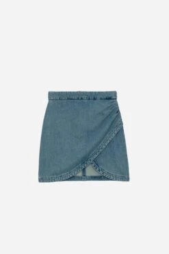 Zadig & Voltaire Julipe Denim Skirt Light Blue -Zadig Et Voltaire wwsk00346 light blue copie