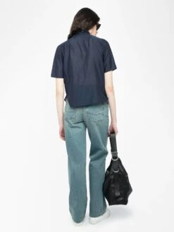 Zadig & Voltaire Elio Heart Embroidered Jeans Light Blue 2 Zadig & Voltaire Elio Heart Embroidered Jeans Light Blue -Zadig Et Voltaire wwto01992 encre back